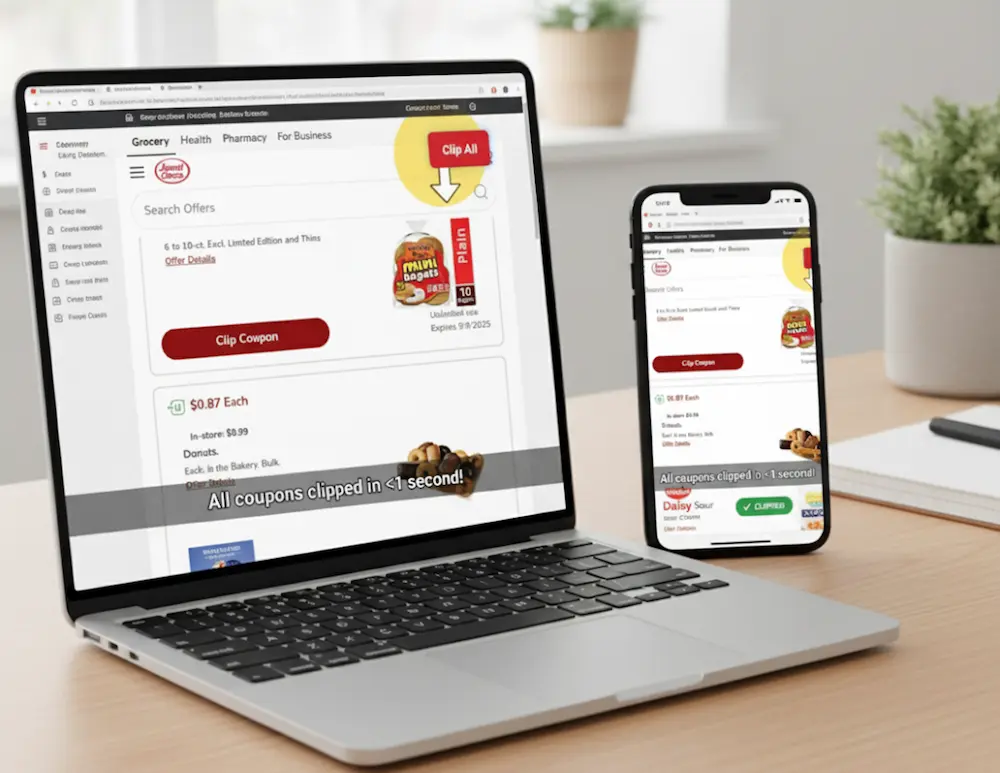 Jewel-Osco Coupon Clipper Extension Screenshot